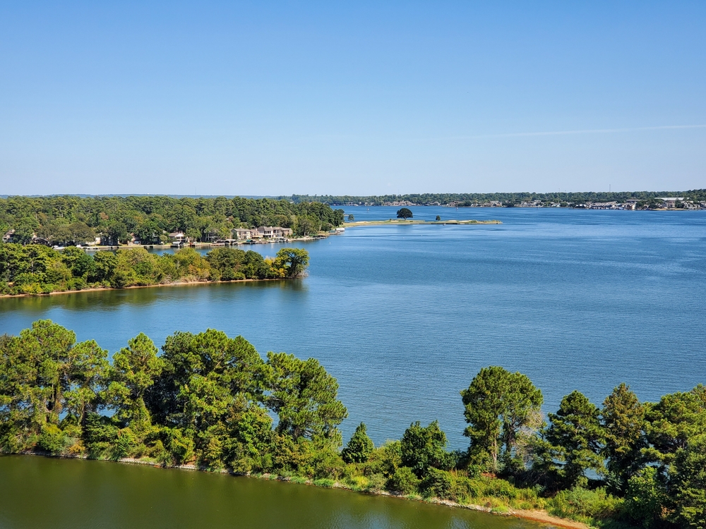 Picturesque Vista of Lake Conroe Texas